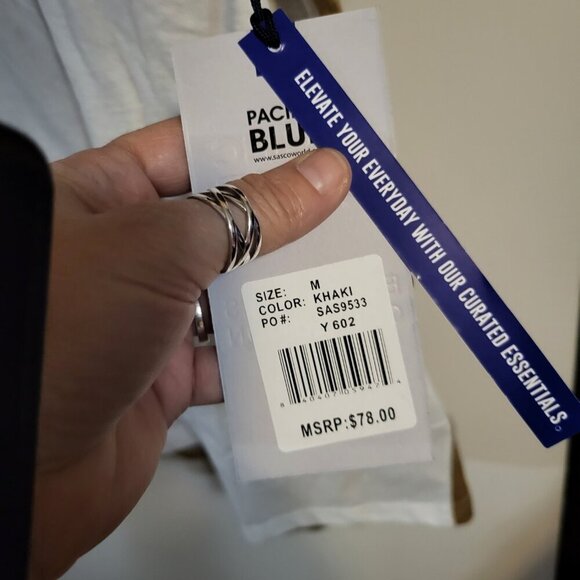 NWT Y2K MENS PACIFIC BLUE FEARLESS T SHIRT SZ M - Picture 4 of 4